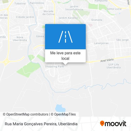 Rua Maria Gonçalves Pereira mapa