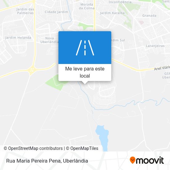 Rua Maria Pereira Pena mapa
