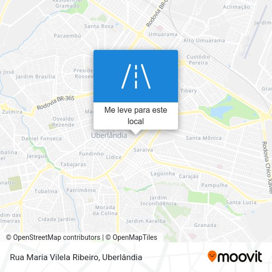 Rua Maria Vilela Ribeiro mapa