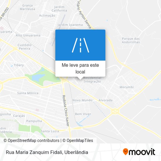 Rua Maria Zanquim Fidali mapa