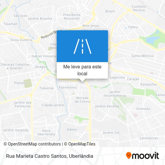 Rua Marieta Castro Santos mapa