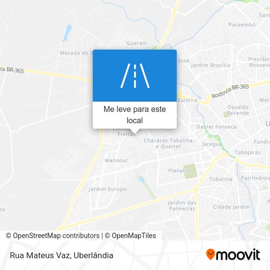 Rua Mateus Vaz mapa