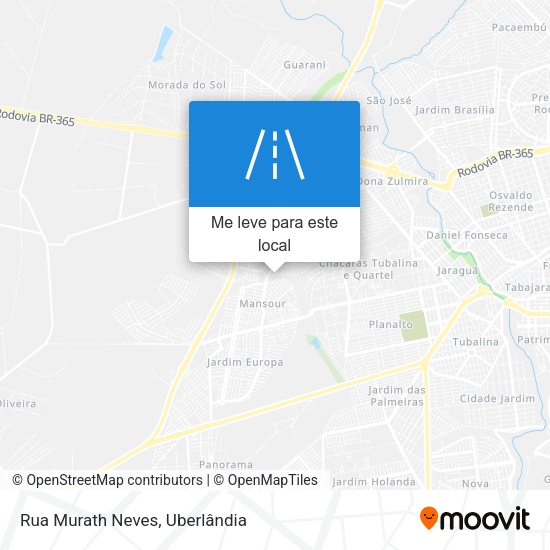 Rua Murath Neves mapa