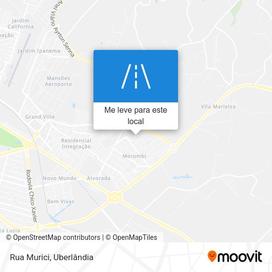 Rua Murici mapa