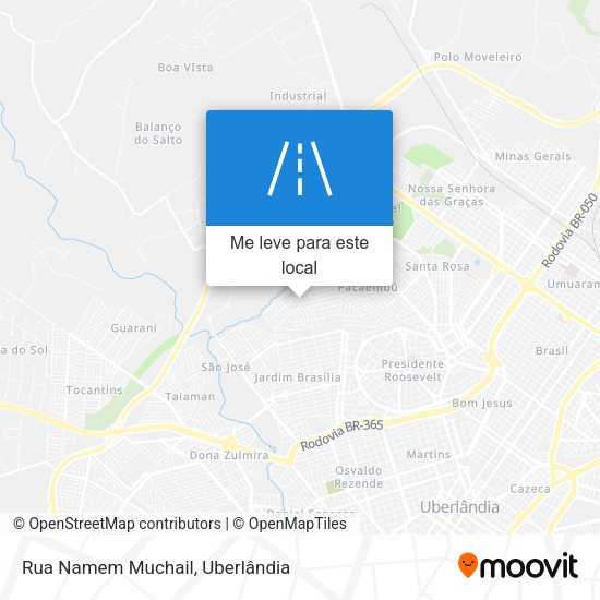 Rua Namem Muchail mapa