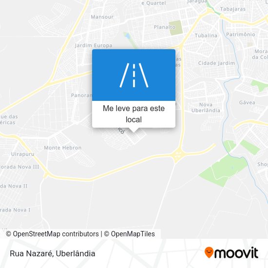 Rua Nazaré mapa