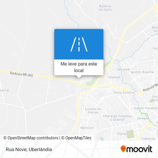 Rua Nove mapa