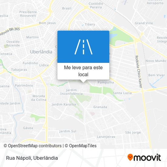 Rua Nápoli mapa