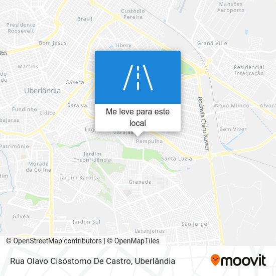 Rua Olavo Cisóstomo De Castro mapa