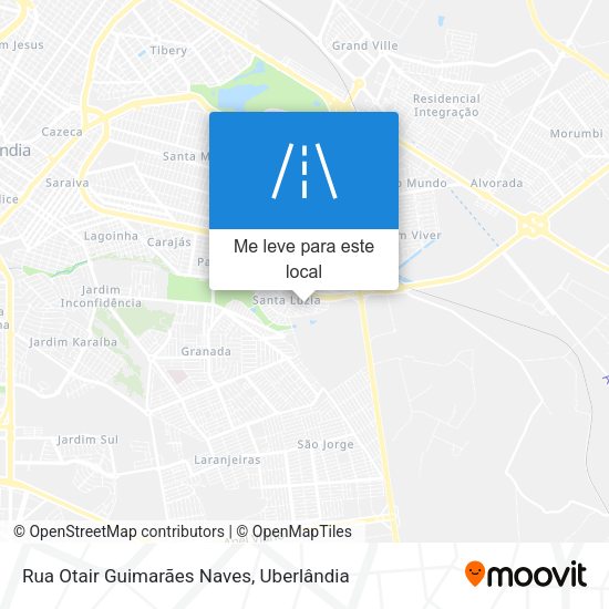 Rua Otair Guimarães Naves mapa
