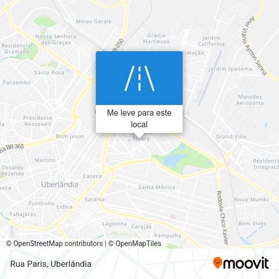 Rua Paris mapa
