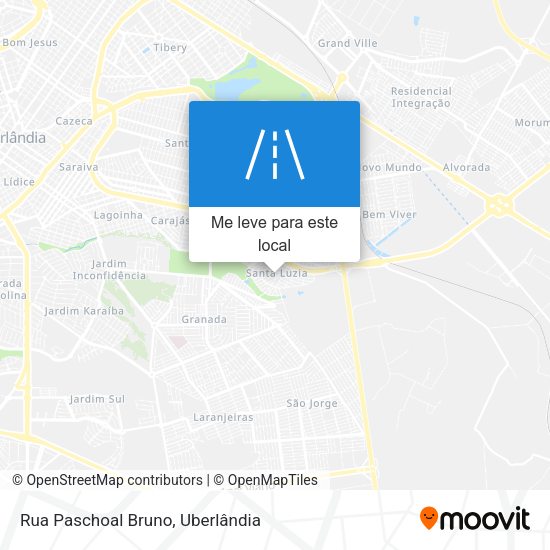 Rua Paschoal Bruno mapa