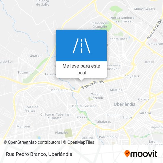 Rua Pedro Branco mapa