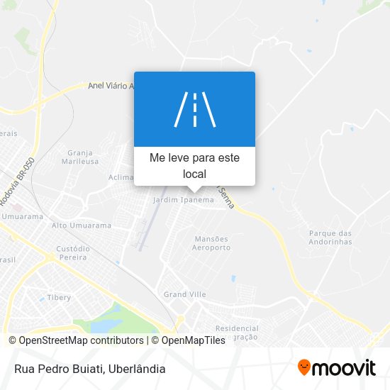Rua Pedro Buiati mapa