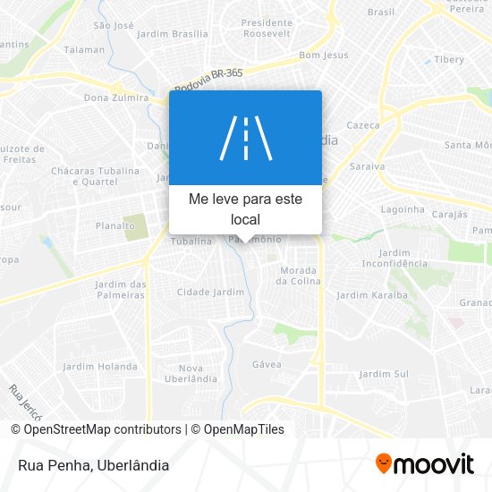 Rua Penha mapa