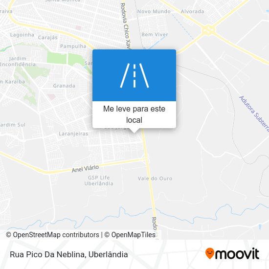 Rua Pico Da Neblina mapa