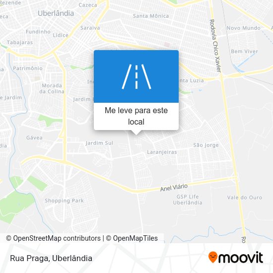 Rua Praga mapa