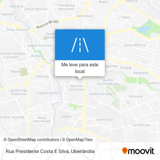 Rua Presidente Costa E Silva mapa