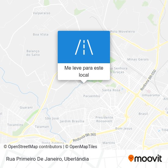 Rua Primeiro De Janeiro mapa