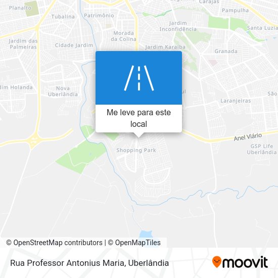 Rua Professor Antonius Maria mapa