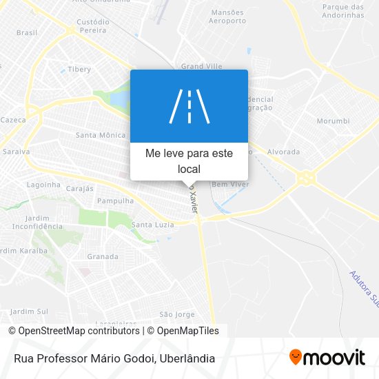 Rua Professor Mário Godoi mapa