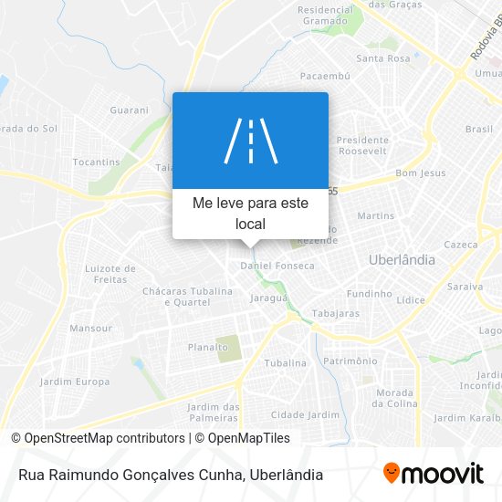 Rua Raimundo Gonçalves Cunha mapa