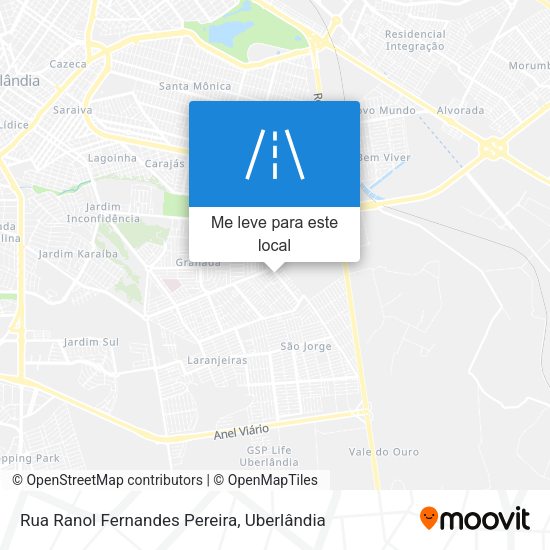 Rua Ranol Fernandes Pereira mapa