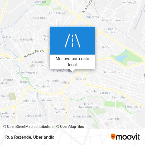 Rua Rezende mapa