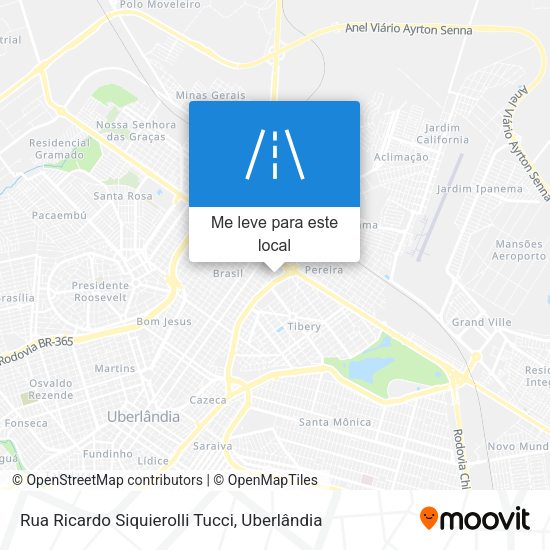 Rua Ricardo Siquierolli Tucci mapa