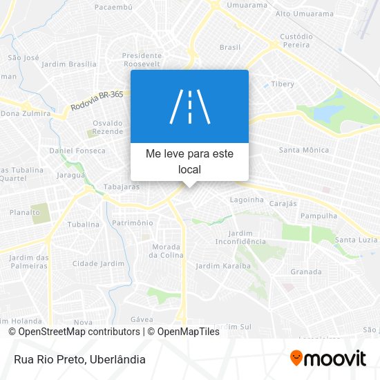 Rua Rio Preto mapa