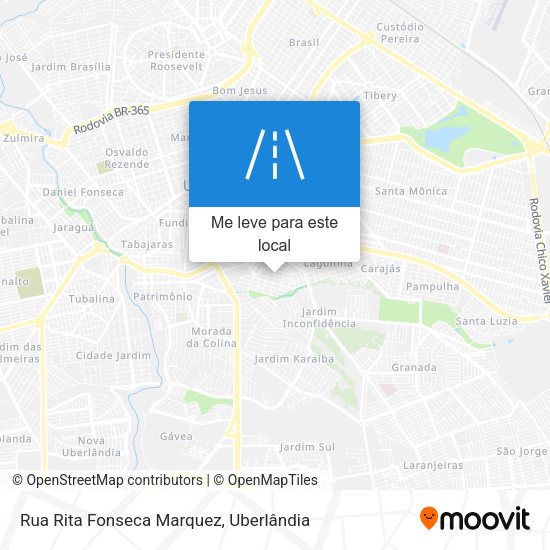 Rua Rita Fonseca Marquez mapa