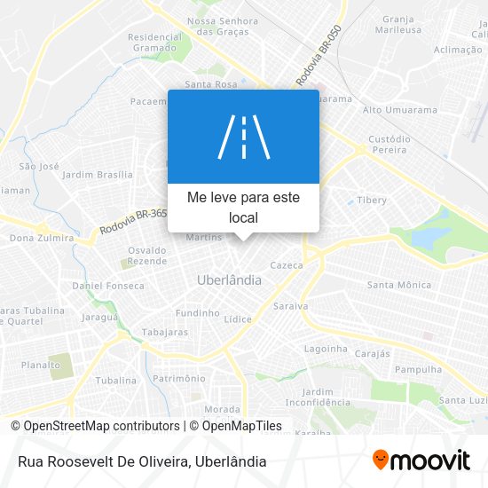 Rua Roosevelt De Oliveira mapa