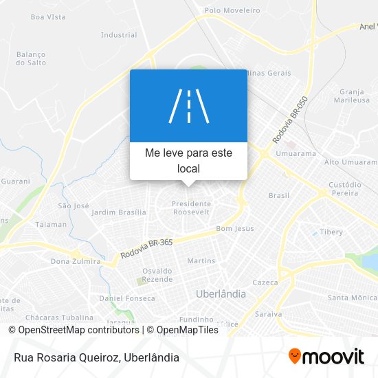 Rua Rosaria Queiroz mapa