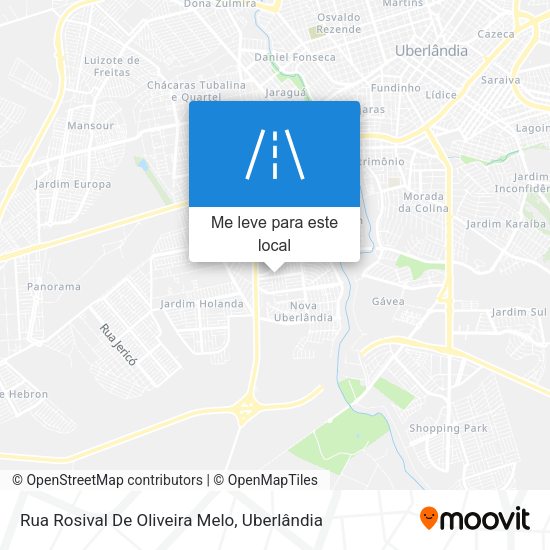 Rua Rosival De Oliveira Melo mapa