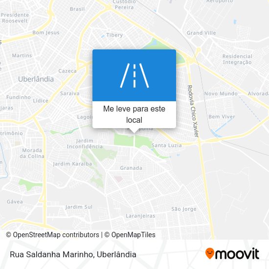 Rua Saldanha Marinho mapa
