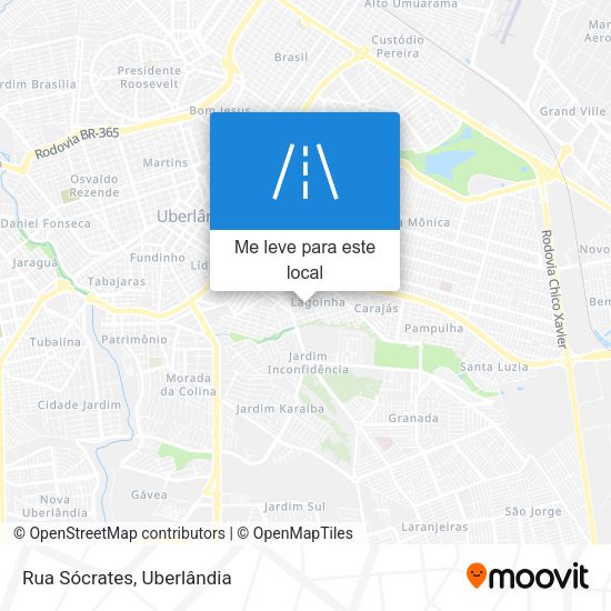 Rua Sócrates mapa