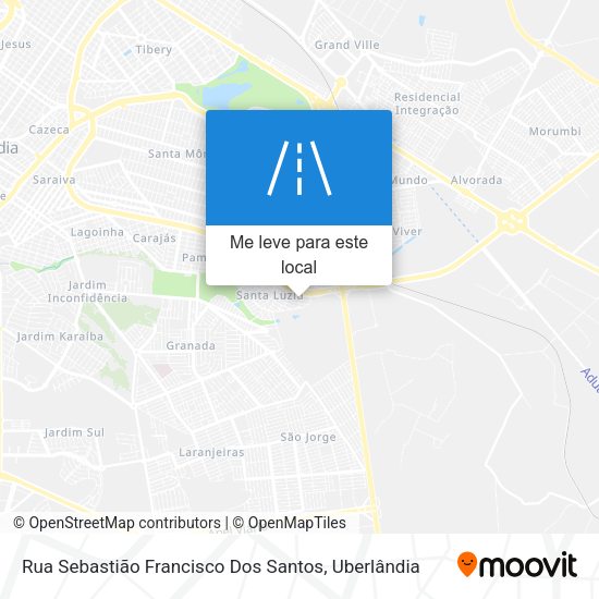 Rua Sebastião Francisco Dos Santos mapa