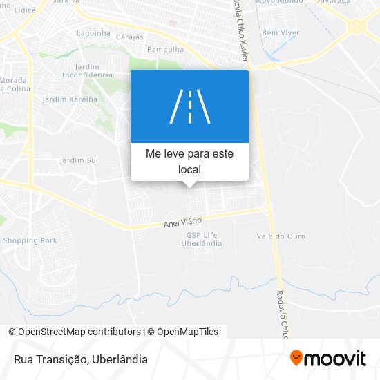 Rua Transição mapa