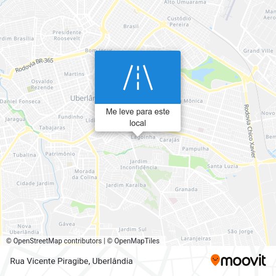 Rua Vicente Piragibe mapa