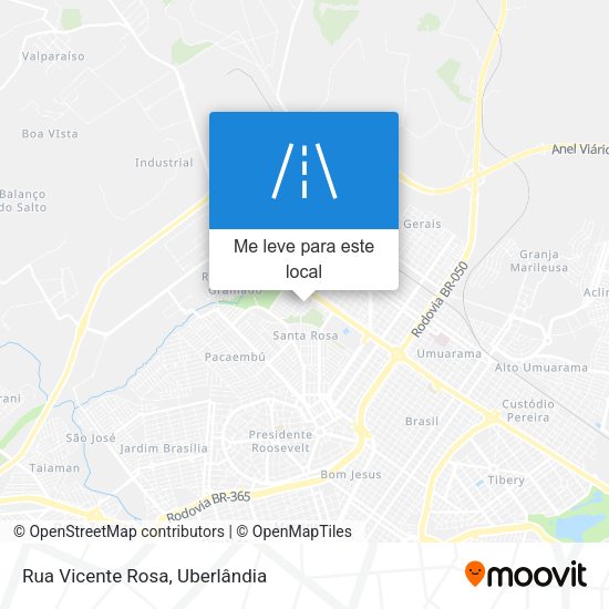 Rua Vicente Rosa mapa