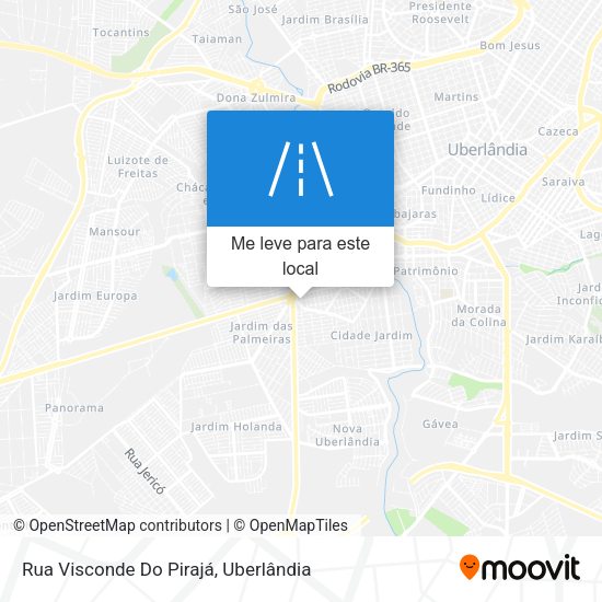 Rua Visconde Do Pirajá mapa