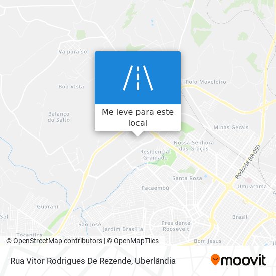 Rua Vitor Rodrigues De Rezende mapa