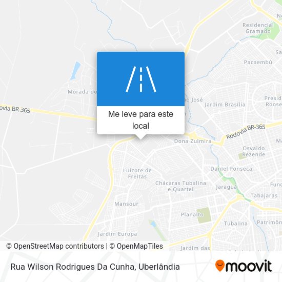 Rua Wilson Rodrigues Da Cunha mapa