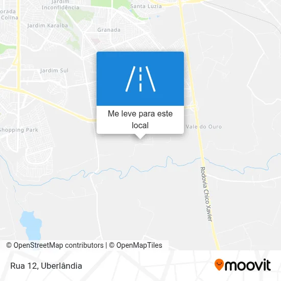 Rua 12 mapa