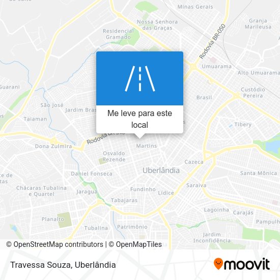 Travessa Souza mapa