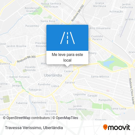 Travessa Veríssimo mapa