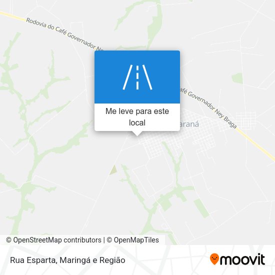 Rua Esparta mapa