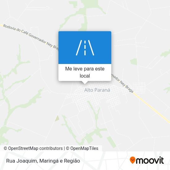 Rua Joaquim mapa