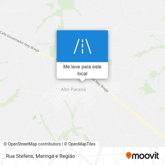 Rua Stefens mapa