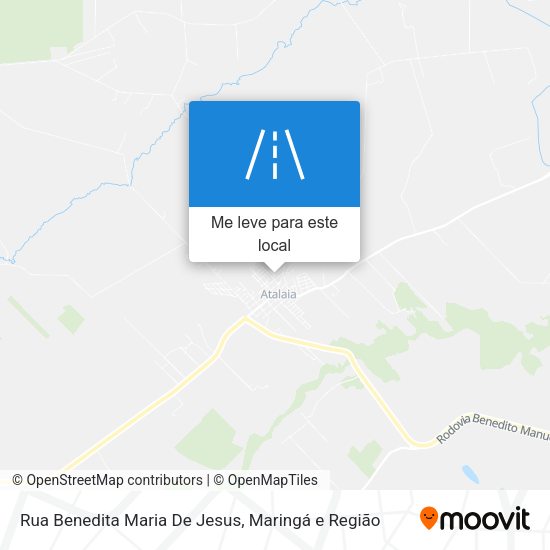 Rua Benedita Maria De Jesus mapa